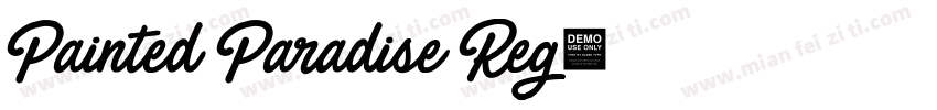 Painted Paradise Reg字体转换
